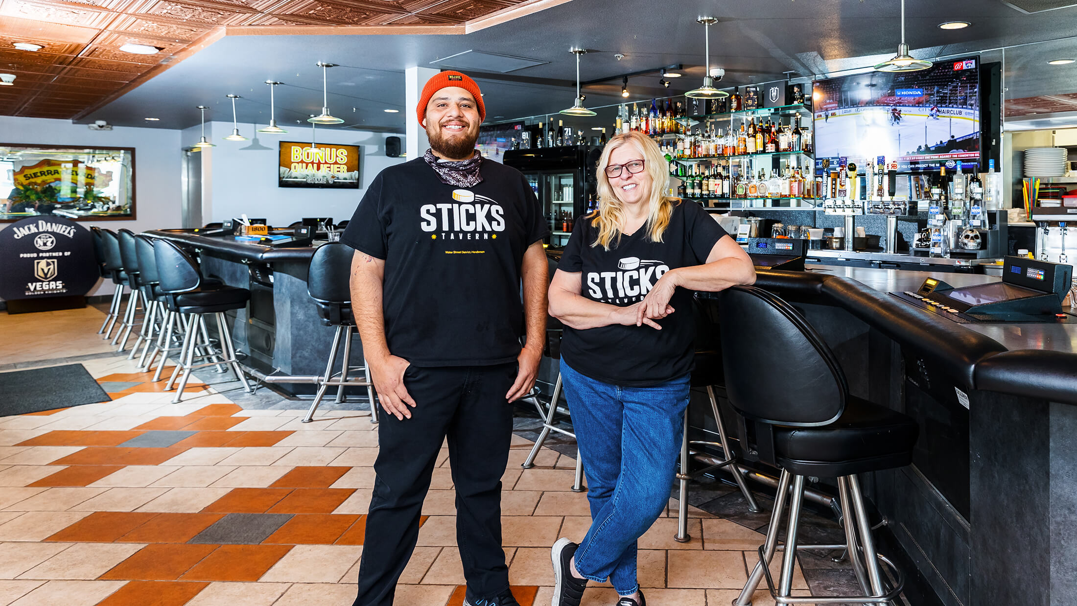 Jordan & Robin Camacho of Sticks Tavern